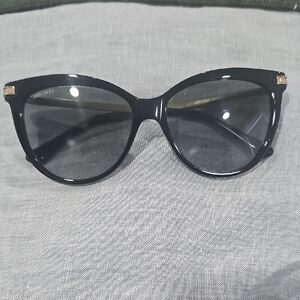 Jimmy Choo Black Cat Eye Sunglasses